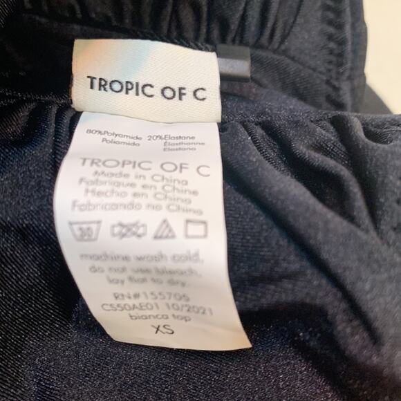 TROPIC OF C bianca top in black glow | XS NWT - Picture 7 of 9